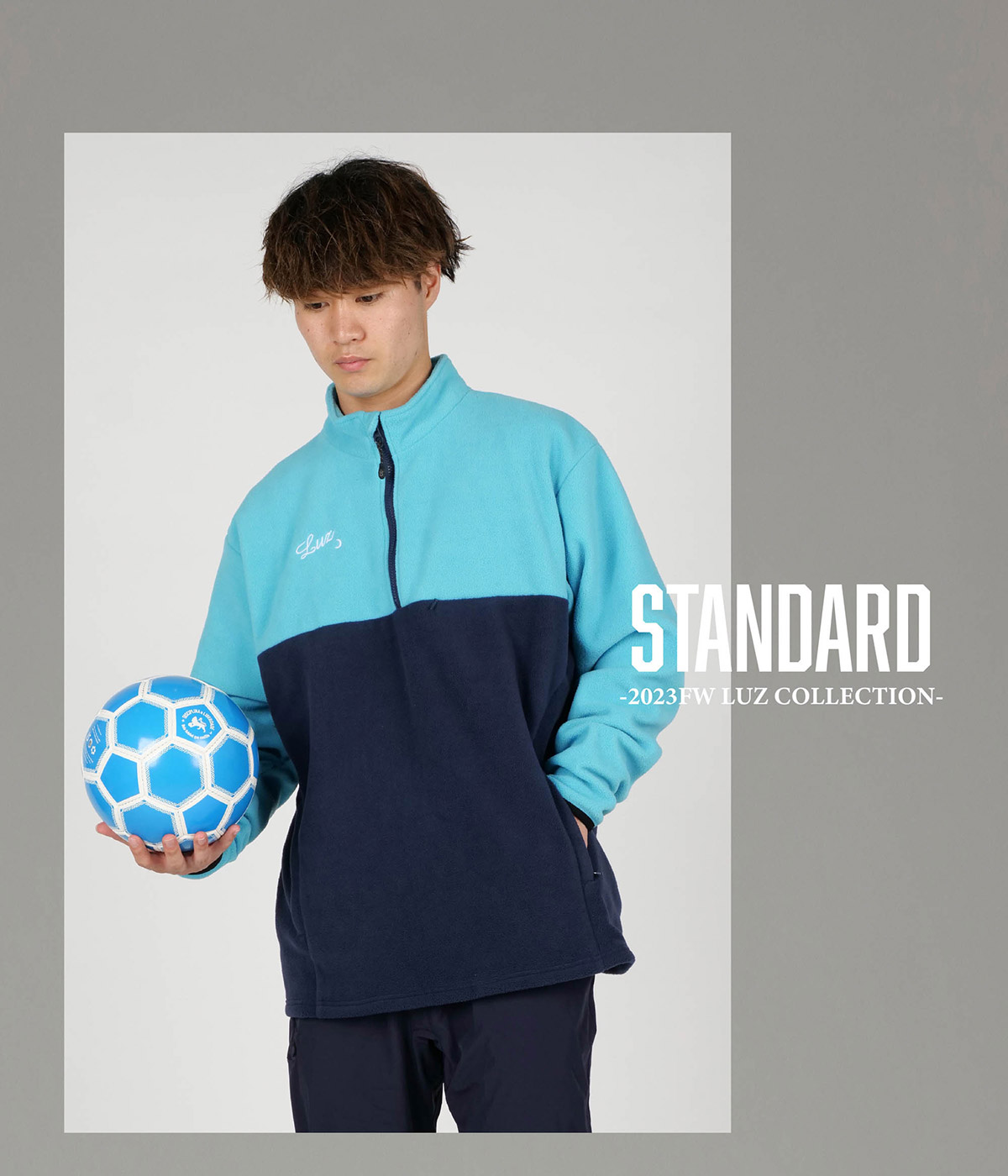 STANDARD 2023FW FLEECE HALFZIP STYLE01