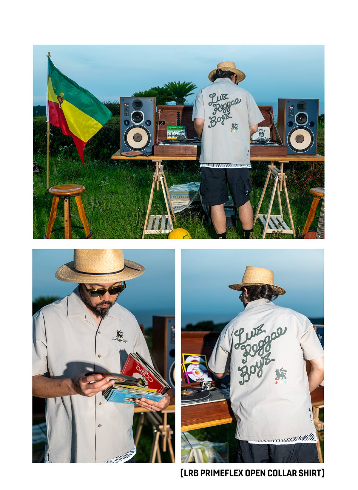 LRB PRIMEFLEX OPEN COLLAR SHIRT 商品ページへ