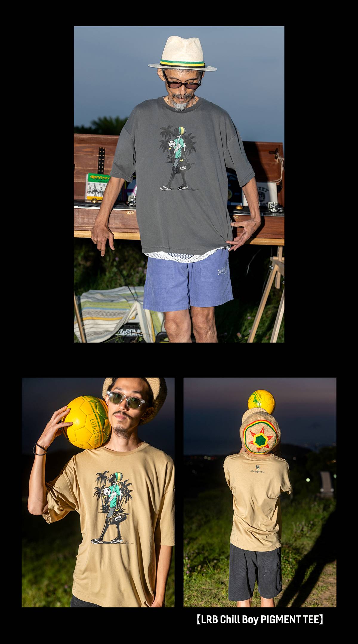 LRB Chill Boy PIGMENT TEE 商品ページへ