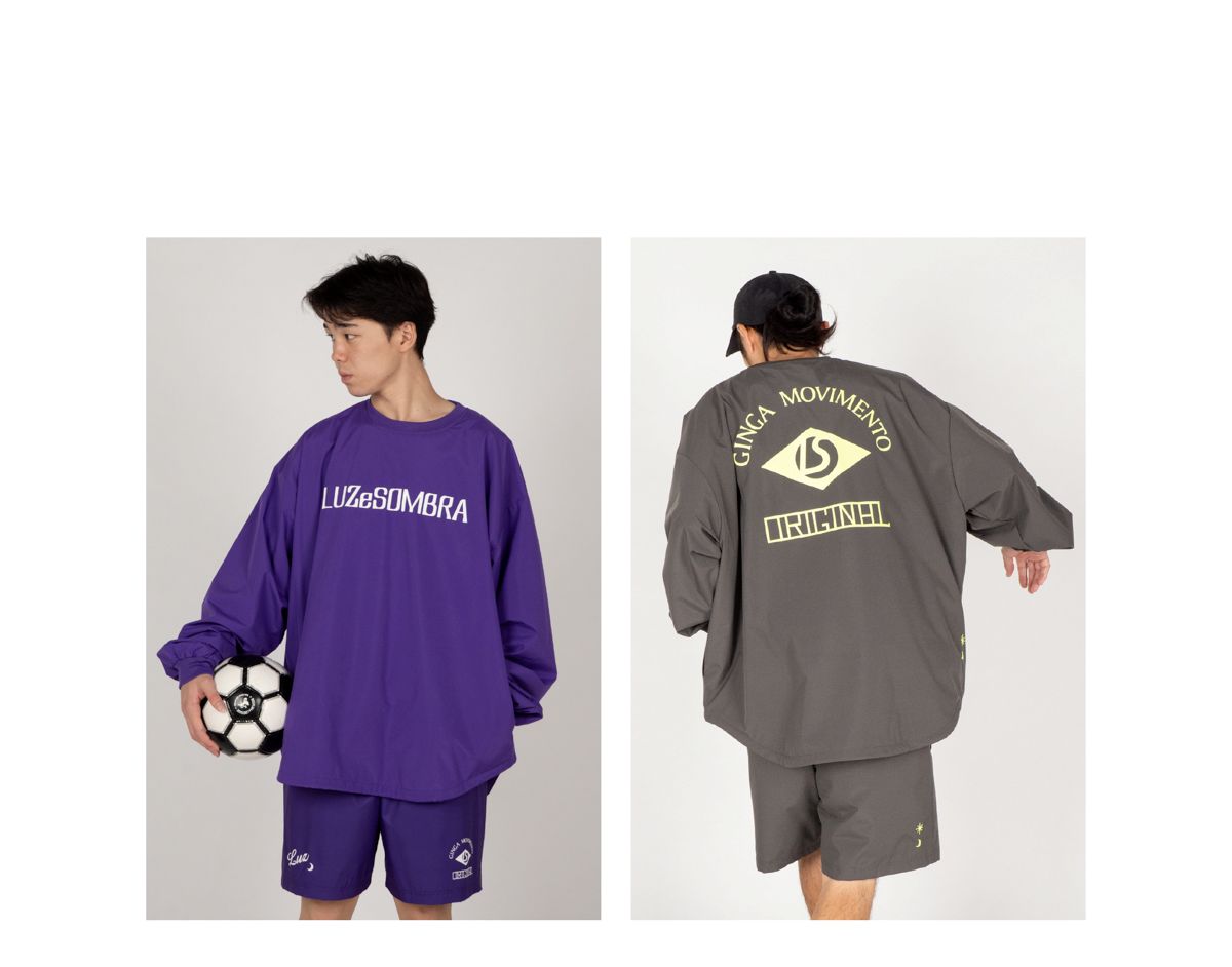 STRETCH TAFTA TOO BIG CREW TOP スタイルイメージ
