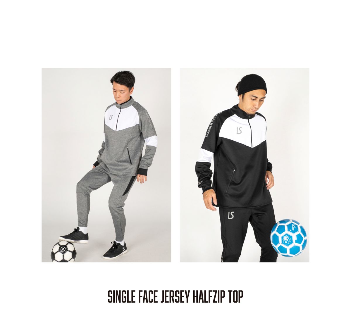 SINGLE FACE JERSEY HALFZIP TOP 商品ページへ